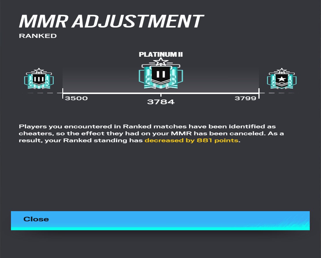 small MMR adjustments 😅