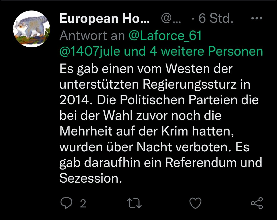 GeleeJean's tweet photo. @Klllmanjaro @MatthiasLudwi17 @Skippydasbusch1 @Laforce_61 @1407jule @tagesschau Es geht mir vor allem darum, dass Sie behauptet haben, es wären zwischen Maidan und Krimreferendum Parteien aus dem Regional Parlament der Krim verboten worden. War wohl ne Lüge.
🤷🏻‍♂️ https://t.co/BSG02TZcAc