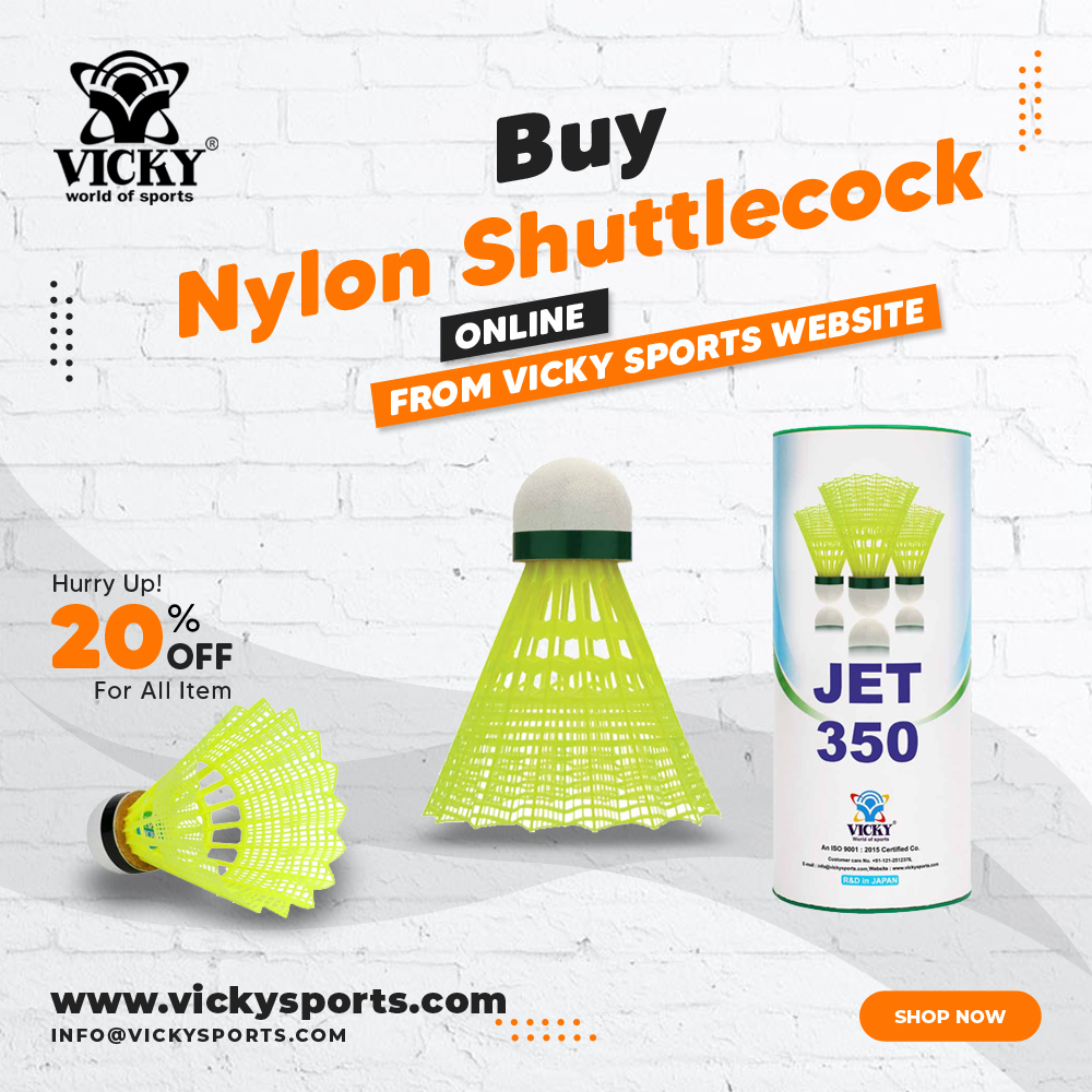 VickySportsShop's tweet photo. Vicky Sports' e-commerce site offers #badminton feather #shuttlecocks that are of the best quality. Shop #Nylon, #cork, #synthetic, #plastic, and #feather badminton shuttlecock online.

✅ 📞 : +91-121-2512376
✅ Click: https://t.co/iyC6r20zrG

#shuttlecocks #raket #VickySports https://t.co/ZQwrIJNxiN