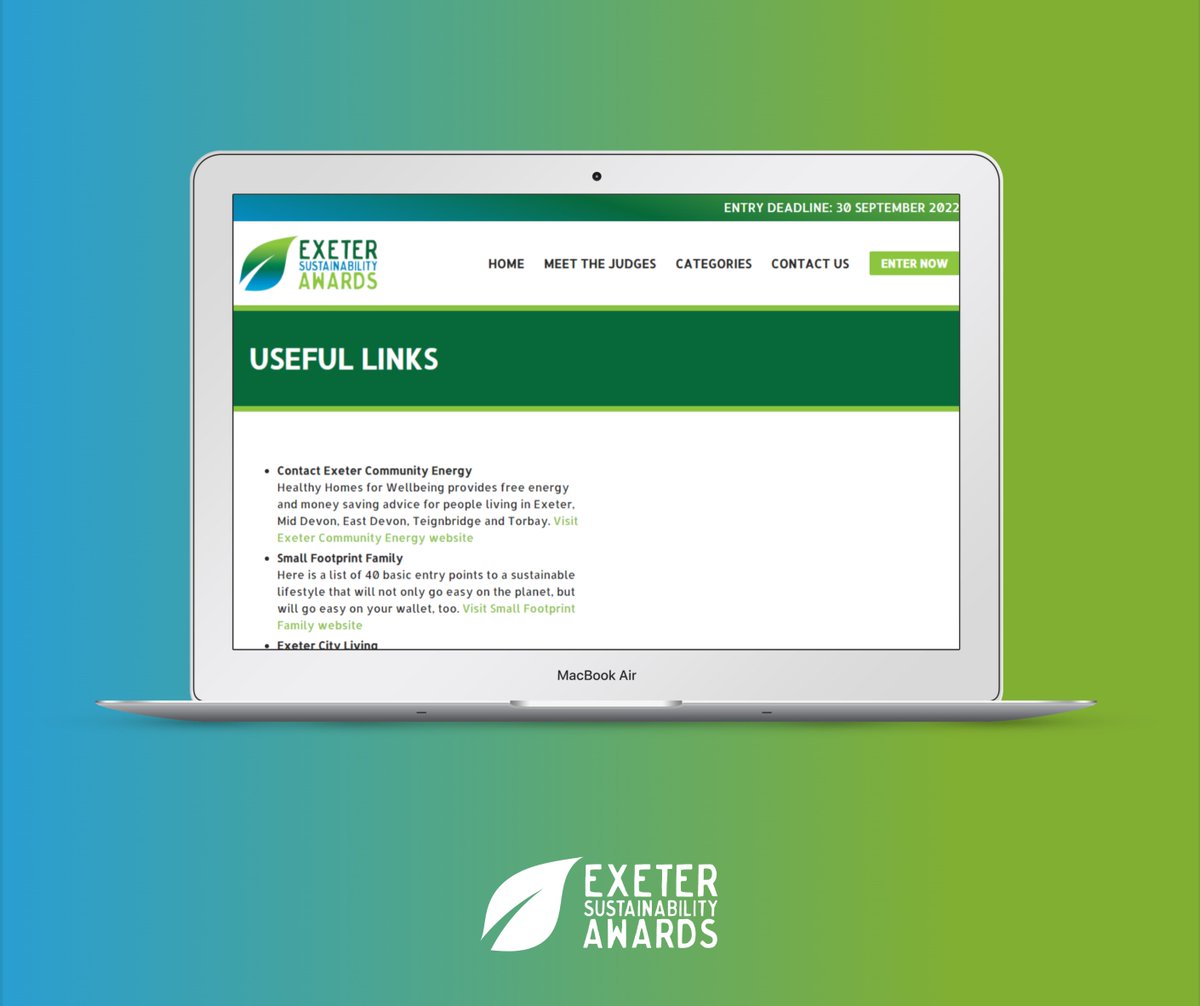 exesustainaward's tweet image. Are you looking for ways to live more sustainably? 

Check out our Useful Links page filled with tips and tricks to help make your everyday more sustainable:  
exetersustainabilityawards.co.uk/useful-links/

@ExeCityFutures @ExeterLiveBette @tweetinexeter  @Princesshay @ExeterMagazine @UniofExeter