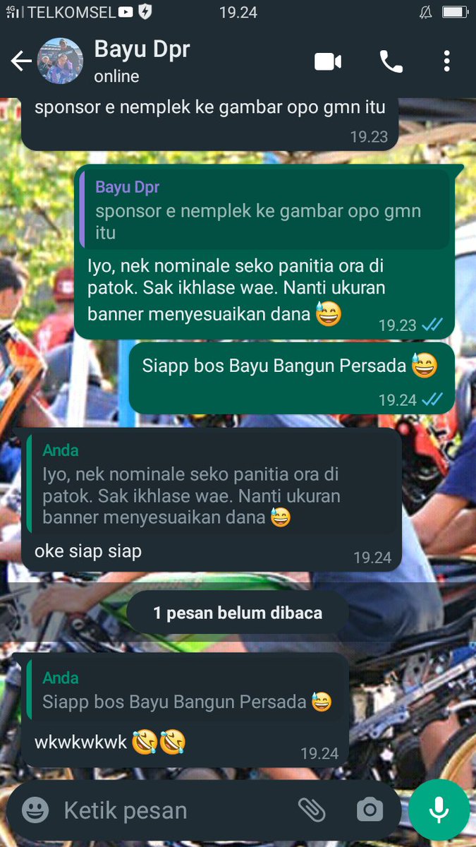 Yooooo sopo neh iki meh sponsor PIALA LURAH BANGUNKERTO.  Masih dibuka sampai batas waktu tidak di tentukan
