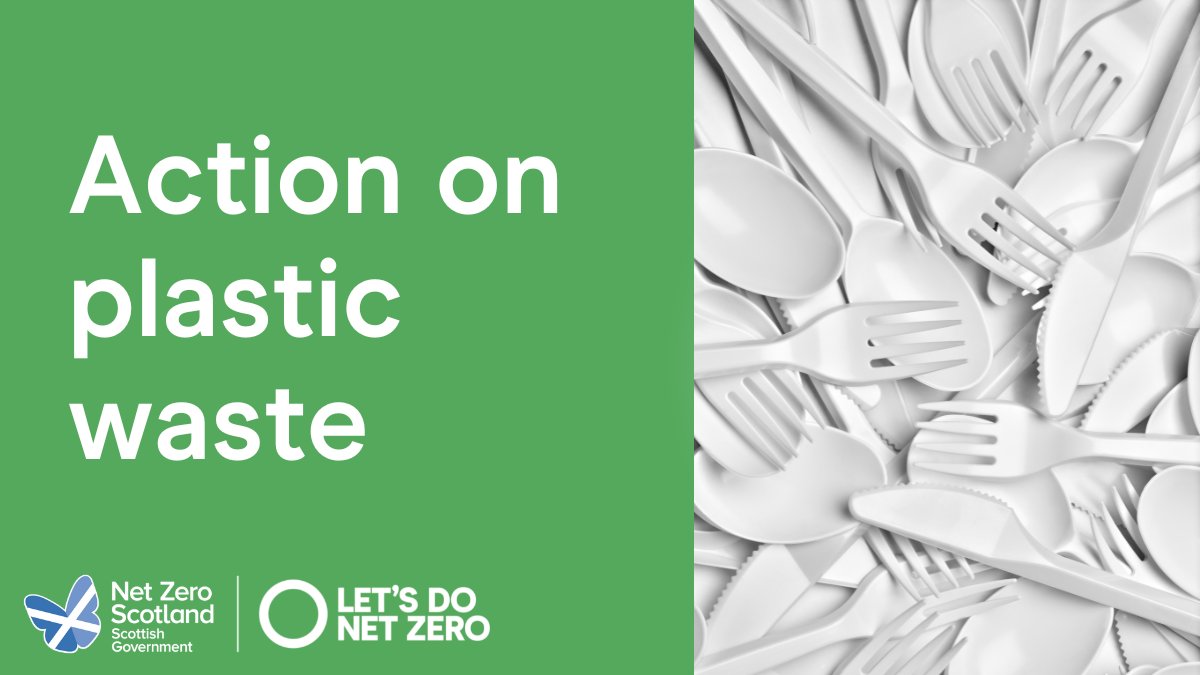 Scotland has banned some of the most problematic single-use plastic products.

From cutlery to cups, millions of plastic items are wasted every year.

By switching to reusable alternatives, we can all help reduce litter and cut emissions.

For more ➡️ blogs.gov.scot/rural-environm…