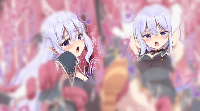 pixivFANBOXで【支援者向け】エルフちゃんの触手姦【イラスト/差分】を公開しました! https://t.co/OMSrj7XQij 