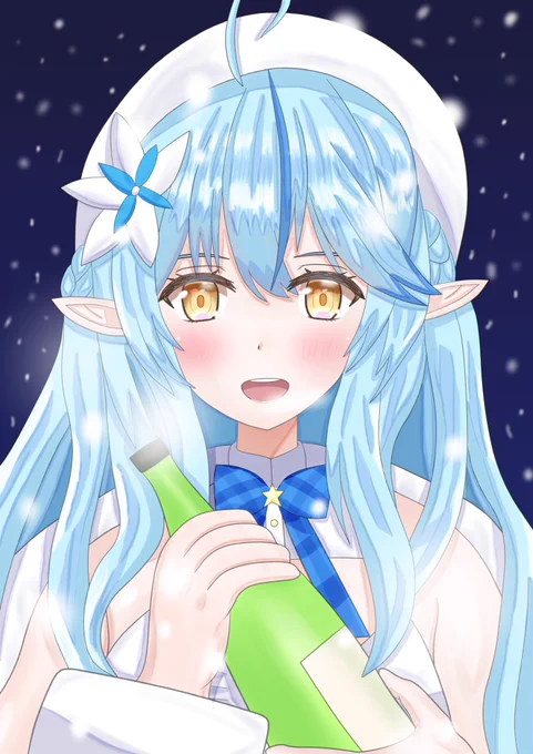 ラミィちゃん2周年おめでとうございます!(過去絵) #LamyArt 