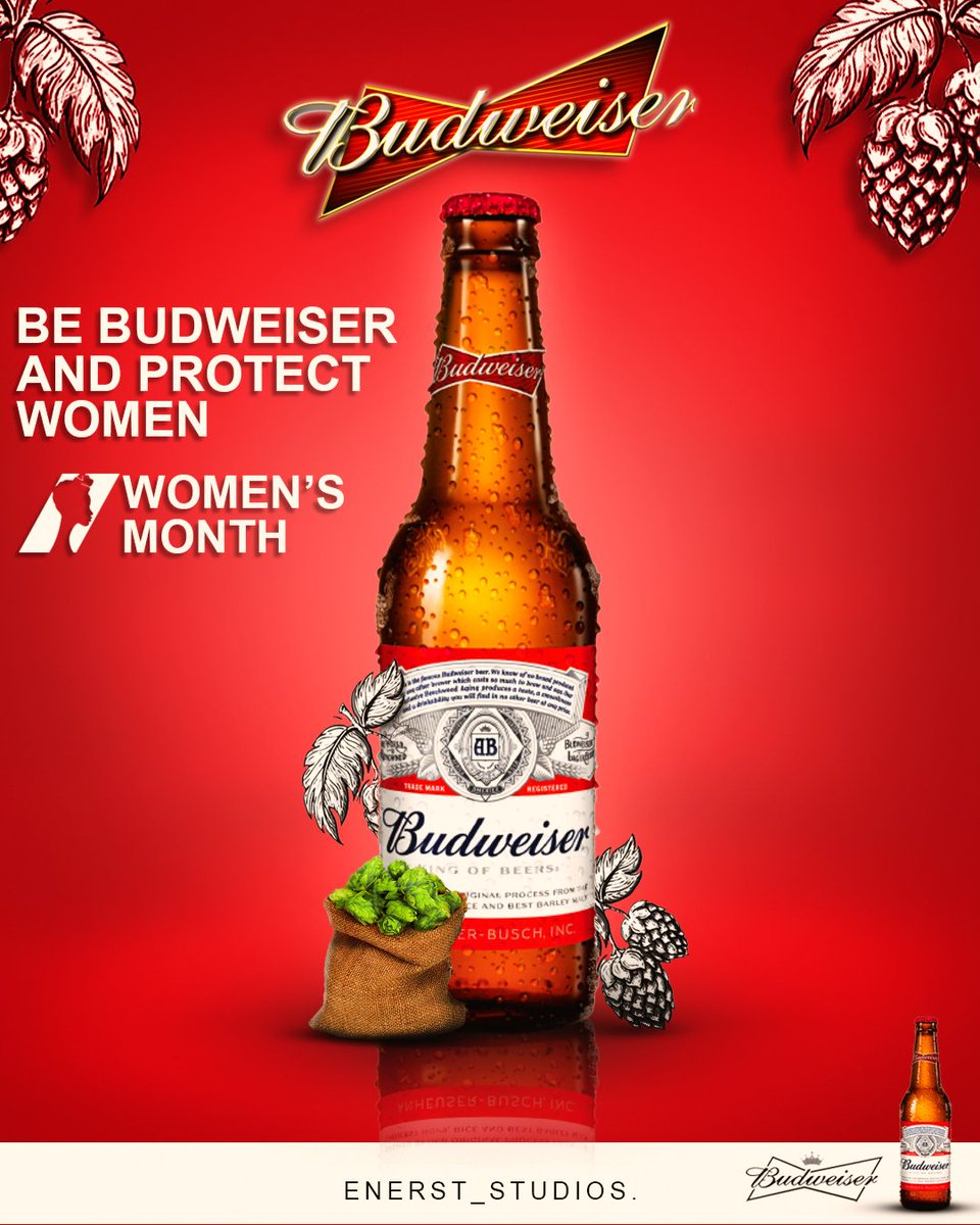 Created a bud poster for women's Month 
<a href="/BudweiserSA/">Budweiser SA</a> 
<a href="/BudweiserNG/">Budweiser Nigeria</a>