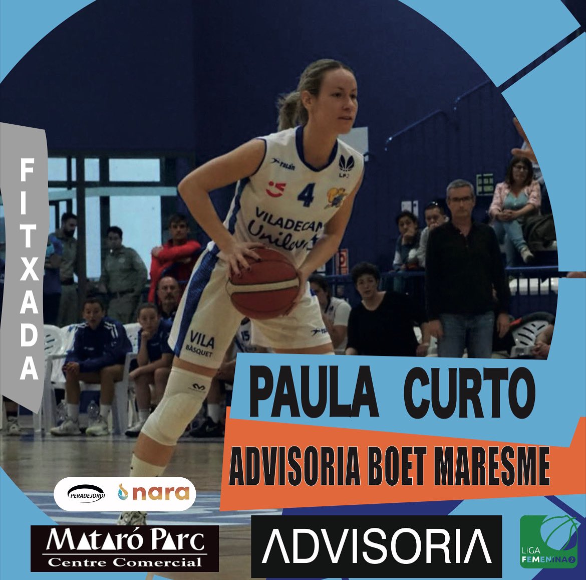cbboetmaresme's tweet photo. 🆕 𝗣𝗔𝗨𝗟𝗔 𝗖𝗨𝗥𝗧𝗢 fitxa per l’ 𝗔𝗗𝗩𝗜𝗦𝗢𝗥𝗜𝗔 𝗕𝗢𝗘𝗧 𝗠𝗔𝗥𝗘𝗦𝗠𝗘, per formar part de l’equip a #LF2 #temp22/23
🔥 @paulacurto4 , jugadora que ja coneix la categoria que dóna nivell a l’equip de #lf2
#LF2
#vivimelbàsquet🧡🤍💙
#canteradevalors✋🏽🏀 https://t.co/AldrANXXVq