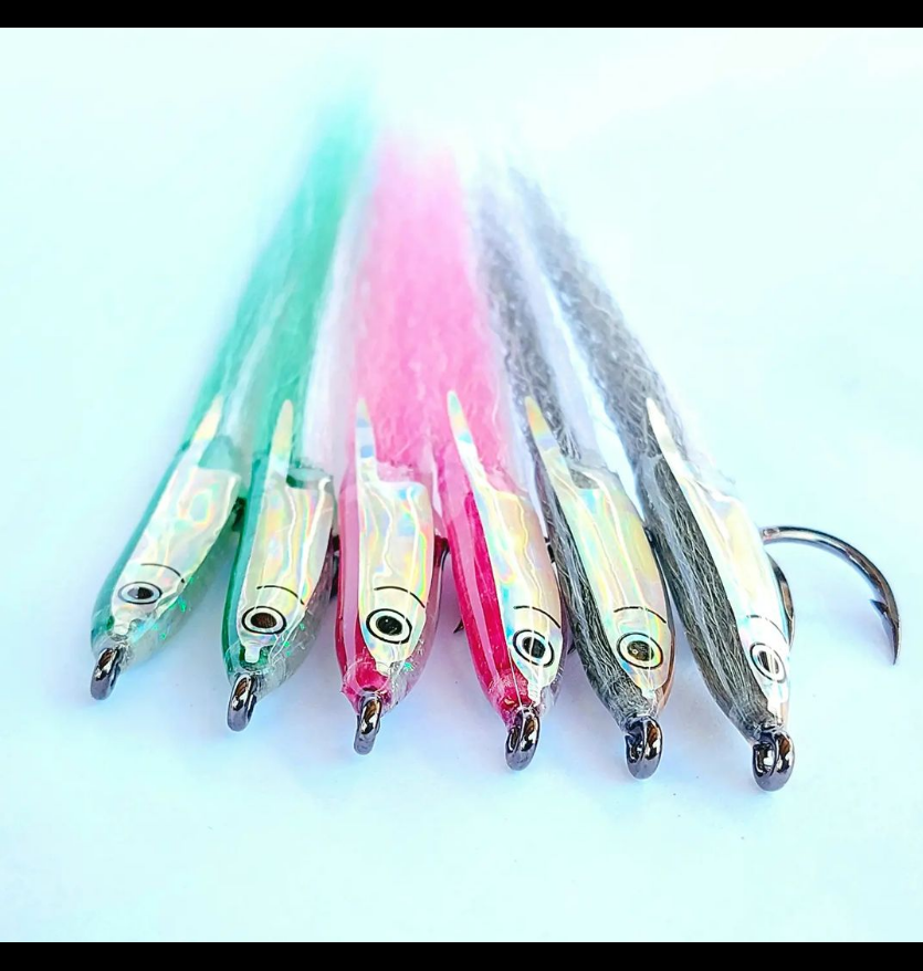 Saltwateronfly's tweet photo. Colorful
@hellmanflies
Fleye Foil Candys are a good fly choice world wide π This bunch is travelling to Hawaii π€
#fleyefoils #saltwaterfly #saltwaterflytying #tunaflies #mackerel #mahimahi #pelagics #customflytying #flugbindning #flytying #saltwaterflyfishing https://t.co/fTcMS1CZCo
