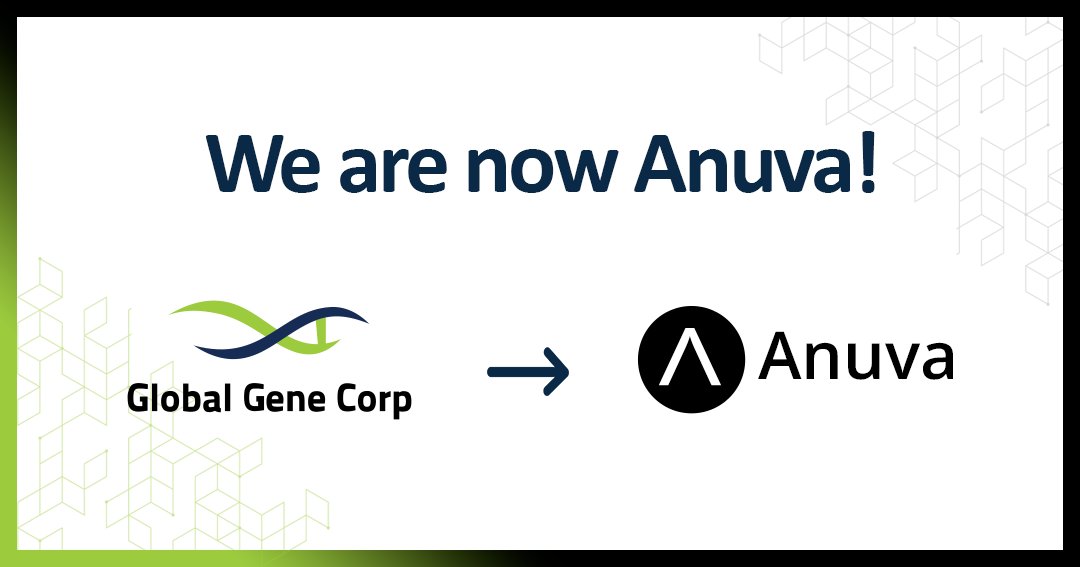 anuva_bio's tweet photo. .@GlobalGeneCorp is now @anuva_bio 
Find us at: https://t.co/igf5XmvLu4
 #Genomics #future #IIT #INSEAD  #Pharma #Biotech #Lifescience https://t.co/pWfSr7PNQr