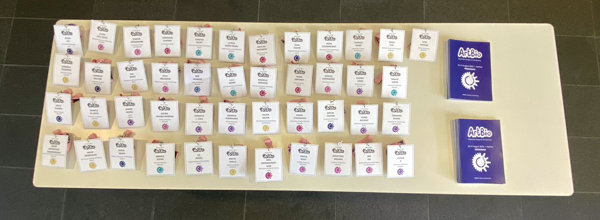 We are looking forward to welcoming you all! #ArtBio2022