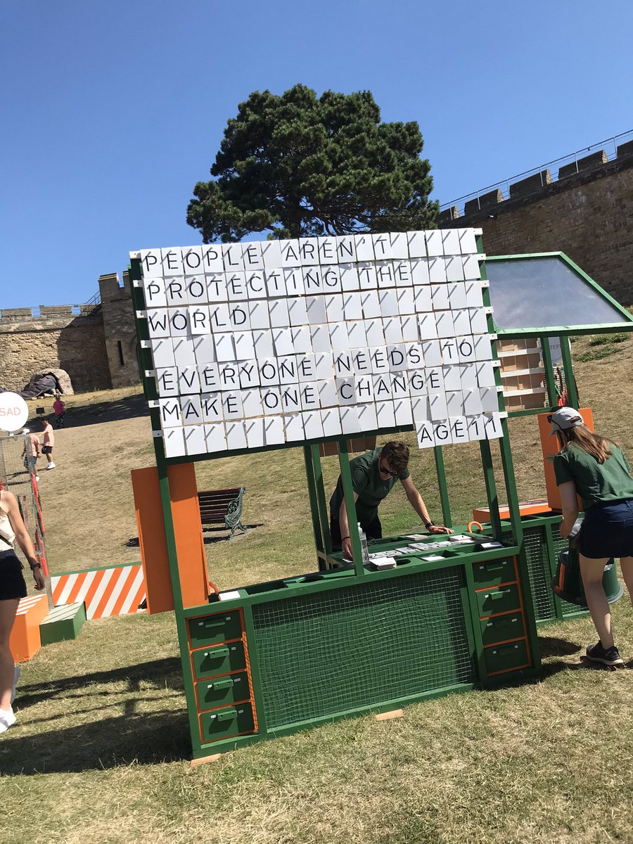 CharlHornsby's tweet photo. Beautiful day to visit #TheForum art installation @LincolnCastle from @zesttheatre sharing the voices of #Lincolnshire children and young people 👏 last day tomorrow before moving on… https://t.co/6GH7NSAR9S