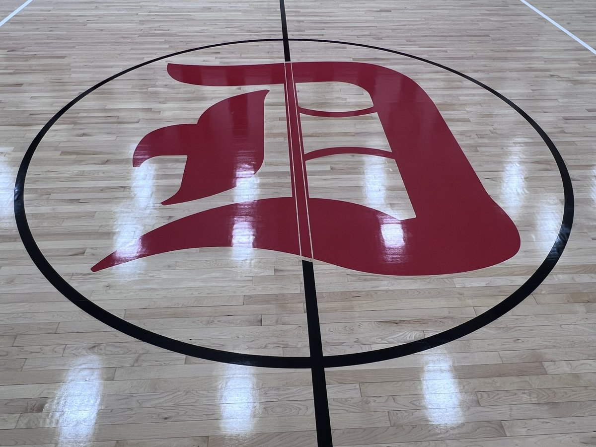 DukesSupINT's tweet photo. Our gym floor looks AMAZING! We are ready for our kids to return and to see our athletes use the newly redone floors! The anticipation is in full swing! #dukepride #nomoreyellowfloors @BstowellActor @OneWayWo https://t.co/PCnAzMqt7F