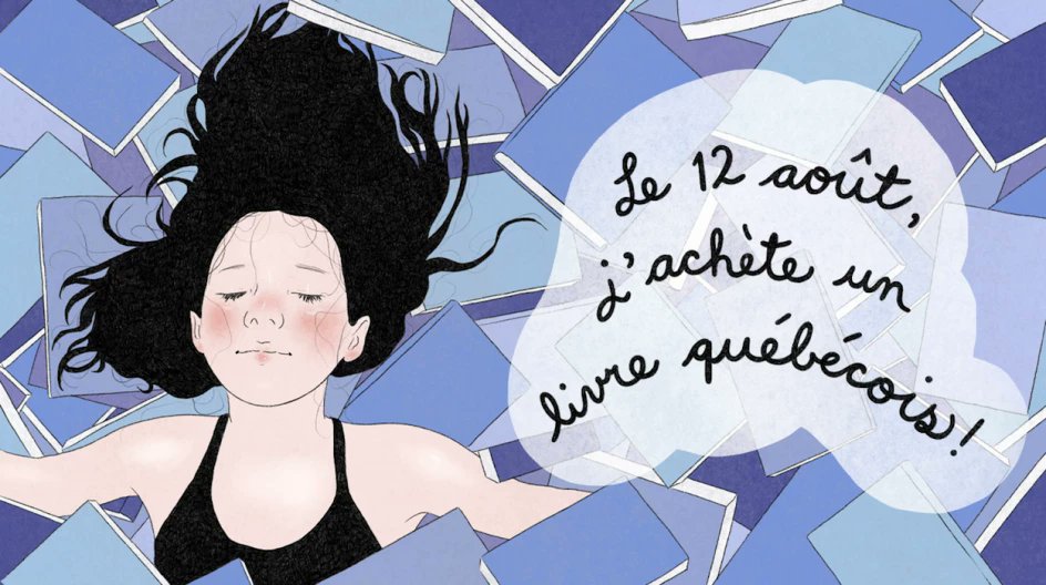 Le #12août, j'achète un livre québécois! Cette journée symbolique rend hommage à notre merveilleuse #littératurequébécoise. 💙 Merci à nos représentations du Québec à l'étranger de contribuer à la faire briller à travers les quatre coins du monde!📖🫶🌍 #jelisbleu #CultureQcMonde
