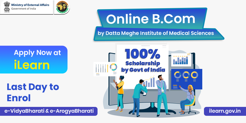 iLearnIndiaAfr's tweet photo. Finance, accounting and taxation professionals hold the key to navigate the global challenges of a financial sector. Equip your skills with #eVBAB’s online #B.Com by #DMIMS with 100% #scholarship from the Govt of #India. Apply NOW at #iLearn! https://t.co/n7IrupPxHL https://t.co/bBjpJzcBZc