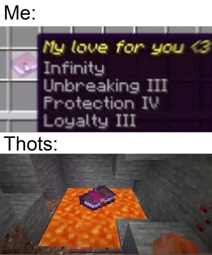*Hier deepen Spruch über Liebe einfügen*

#Minecraft #1MemeADay #MCSEU 

~Hadde