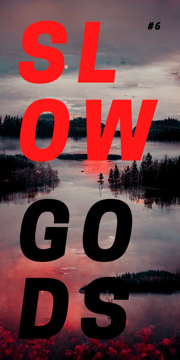 GuysWily's tweet photo. As promised, SLOW GODS #6 is now available to collect:
1/1 - 50tez
Each SLOW GODS is a "SLOW GIF", inviting you to slow down and read AI-assisted poetry, illustrated by AI imagery prompted by poetry. The result is a meta-philosophy of uncertain wisdom.
#6 in a series of 50. https://t.co/e0yFeXNSaz