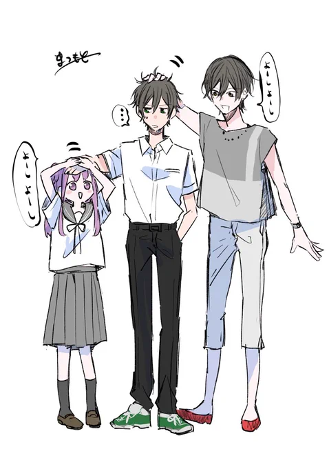 #推しアイ小鳥遊家と文野家のキャラデザ 