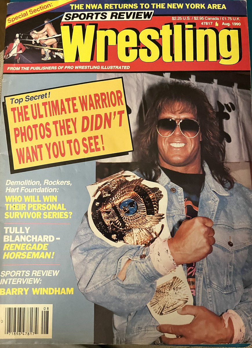 Wrestling Magazine on Twitter "Sports Review Wrestling, August 1990