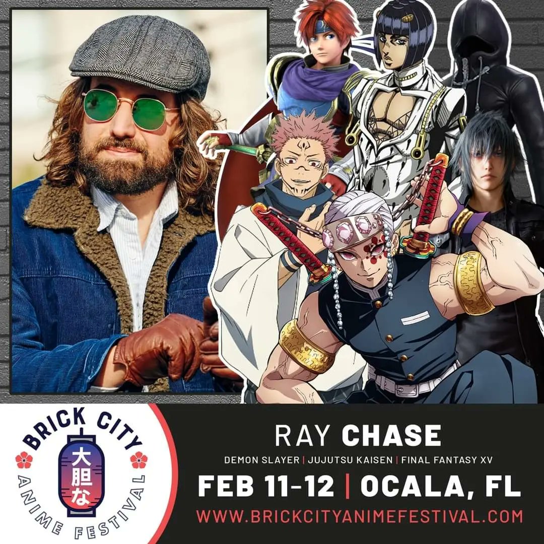 BrickCityAnime's tweet image. Brick City Anime Festival returns on February 11th-12th, 2023 in Ocala, FL! We have only started to announce our guests and already have an amazing group announced!

@RayChase #tengenuzui, @MaxMittelman #Saitama, &amp;amp; @robbiedaymond #TuxedoMask will be attending the entire event.