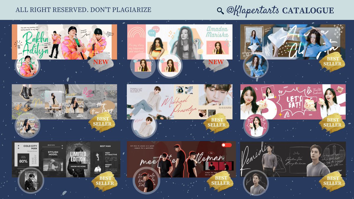 KLAPERTARTS's tweet image. Bantu RT ya! Terima kasih 💕

Kla OPEN!

Ada layout classy, layout coret coret, layout gemes, layout couple dan layout squad

#zonauang #zonajajan #zonaba