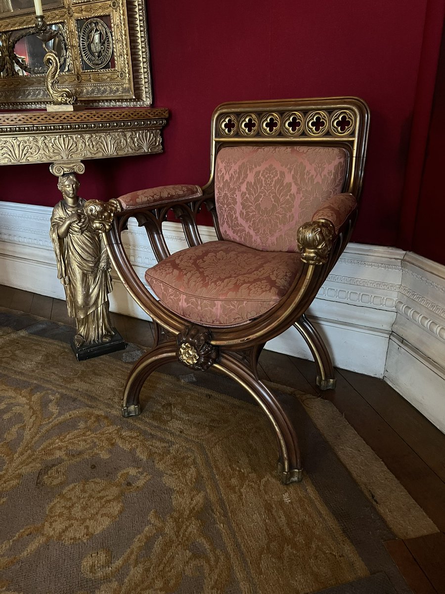 PeterNLindfield's tweet photo. A decade after my essay on the #EatonHall #Gothic #Gillows #furniture was published in #FurnitureHistory, it is still proving helpful, informing @BasildonParkNT’s updating of object histories/records: gratifying impact of scholarship upon heritage & its interpretation. https://t.co/wBXoVIFeiX