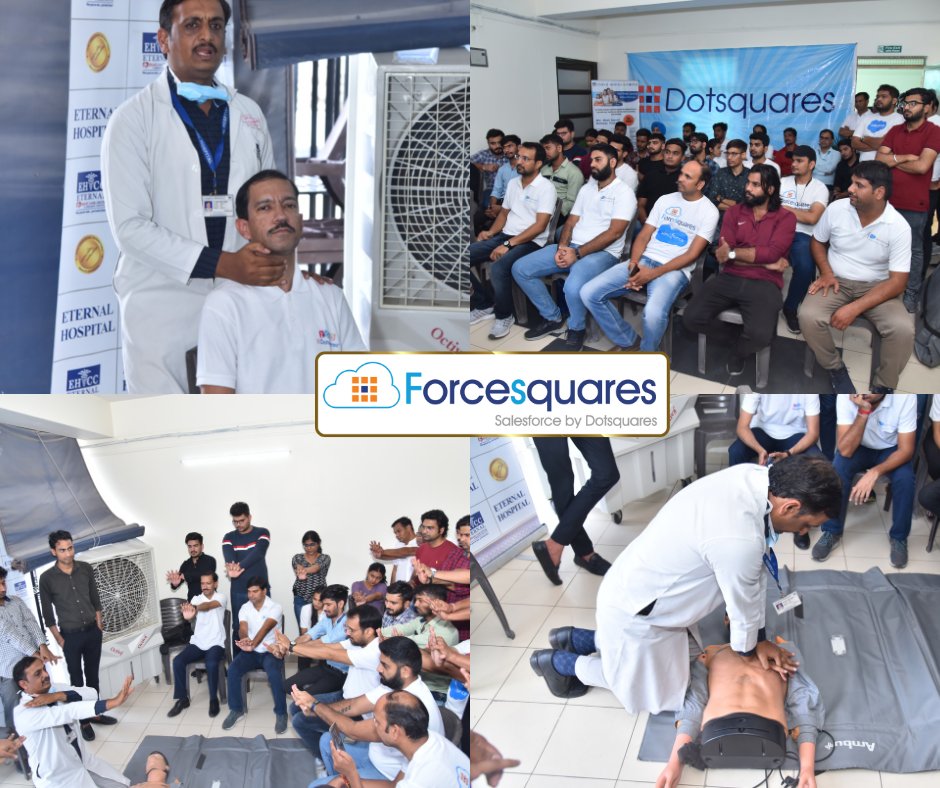 forcesquares's tweet image. Forcesquares always work for society – our commitment is directed towards change! We have taken #PledgeforImpact and keeping this fact in mind, organised CPR Session!

#work #development #CPR #CSR #philanthropy #advocacy #volunteerism #forcesquares #dotsquares