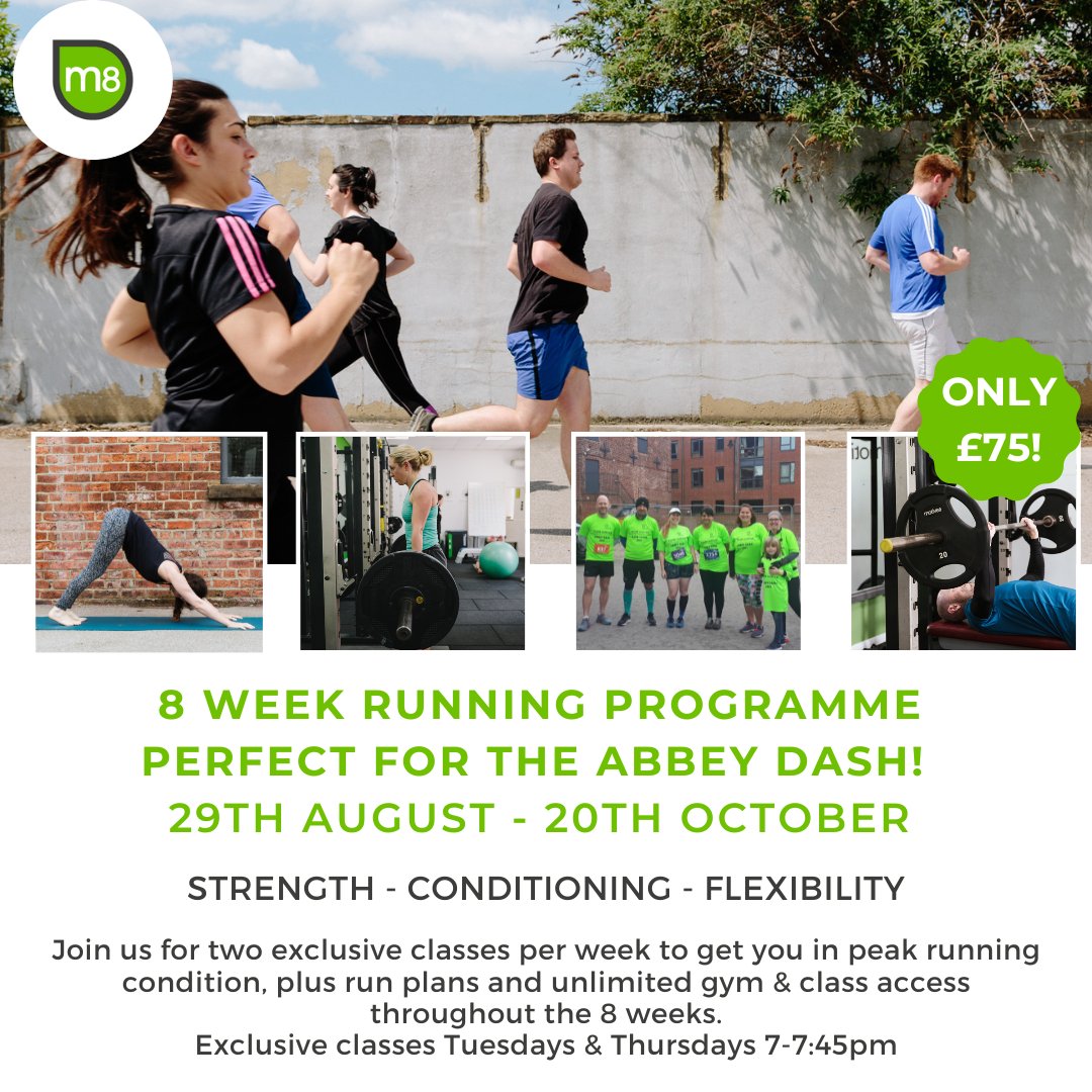 Calling all #leedsrunners we have an 8 week strength, conditioning and flexibility programme starting..perfect for training for the #abbeydash2022