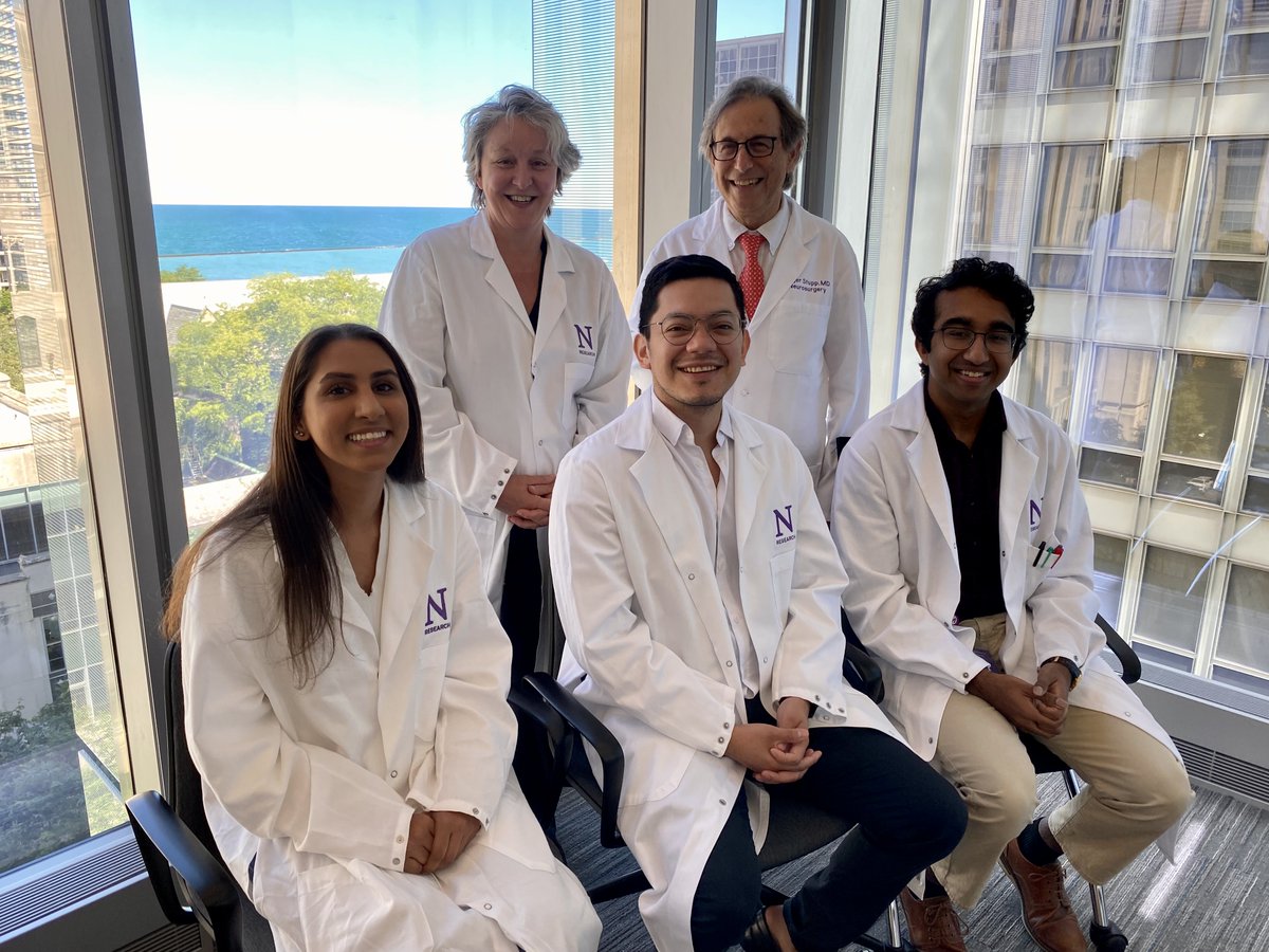 The scientific directors <a href="/BrainTumorInst/">Malnati Brain Tumor Institute at Northwestern</a> (James Chandler was in the OR) are delighted to announce our trainee awardees:  Shreya Budhiraja, Victor Arrieta, Vineeth Thirunavu and Leah Billingham (not pictured). Terrific investment for the future of cancer research! <a href="/LurieCancer/">Lurie Cancer Center</a>