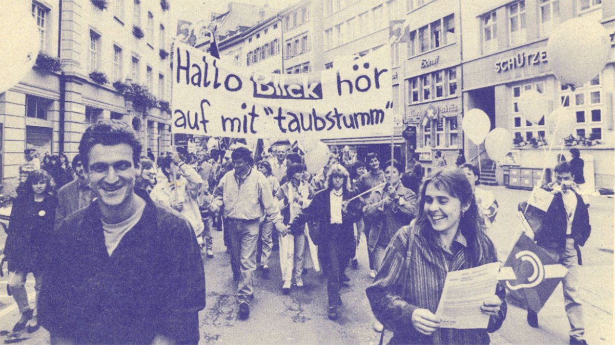 Interaktives Lernbuch mit Filmen, historischen Quellen und Quizz: Geschichte der #Gehörlosenbewegung der Schweiz seit den 1980er Jahren.

hist.unibe.ch/ueber_uns/aktu…