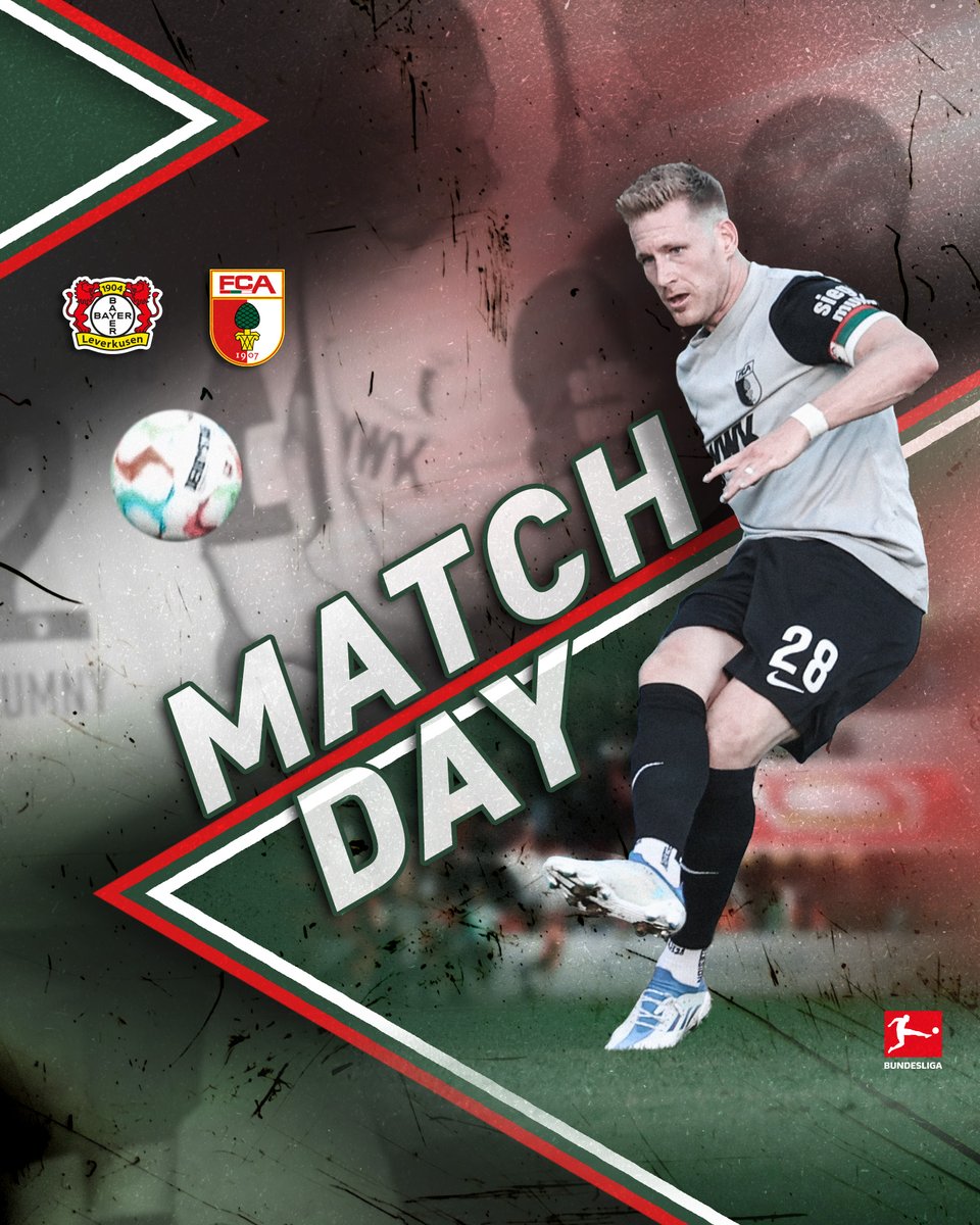 Zum Geburtstag von André #Hahn den Leverkusen-Fluch besiegen! 🙏 𝑨𝒖𝒇 𝒈𝒆𝒉𝒕❜𝒔, 𝑱𝒖𝒏𝒈𝒔! 👊 

#B04FCA #Matchday 