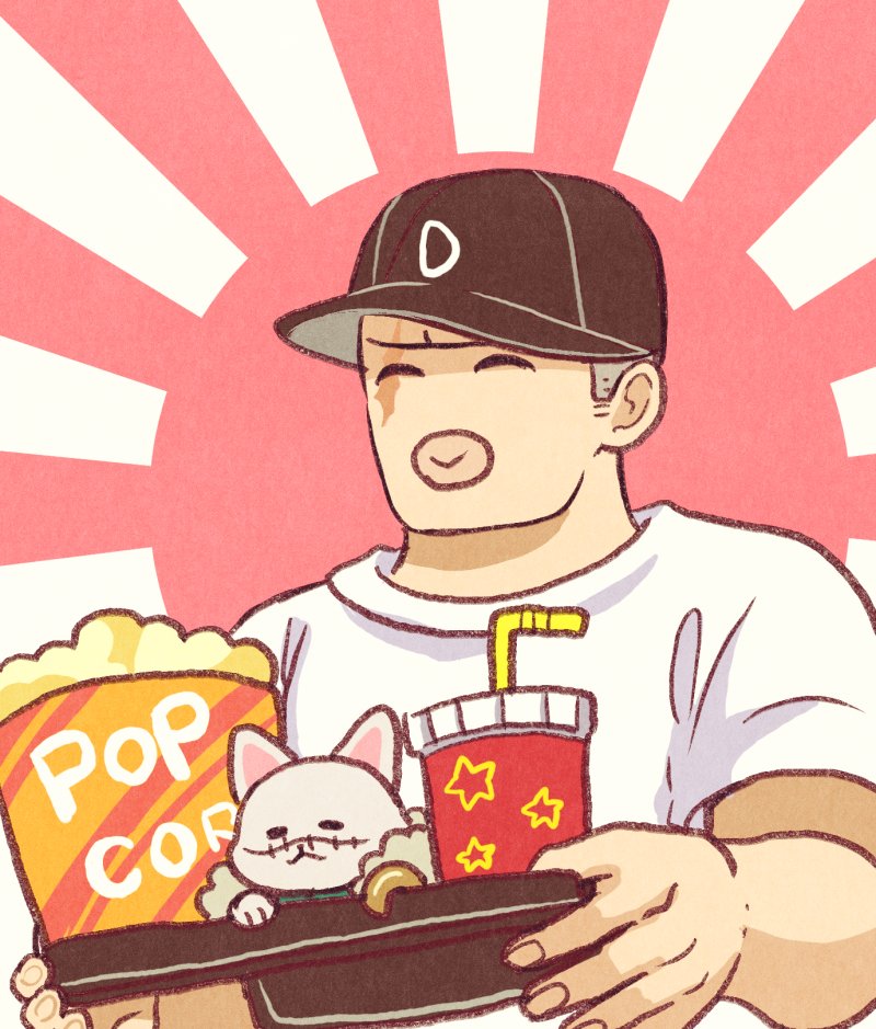 昨日red見てきました むちゃくちゃ面白かった 映画館だと楽しさが倍増するタイ エビマヨのイラスト