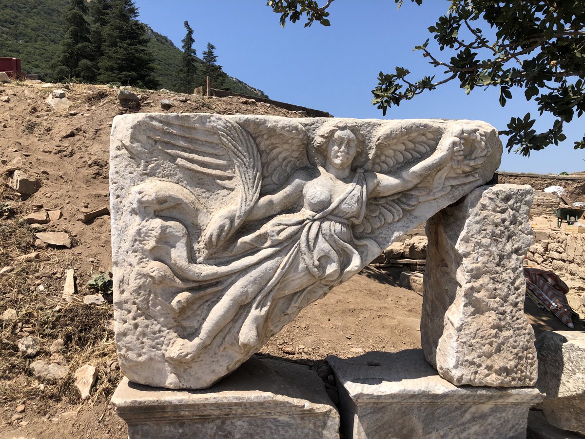 How an ancient godess turns into a global enterprise; Nike here in Ephesos