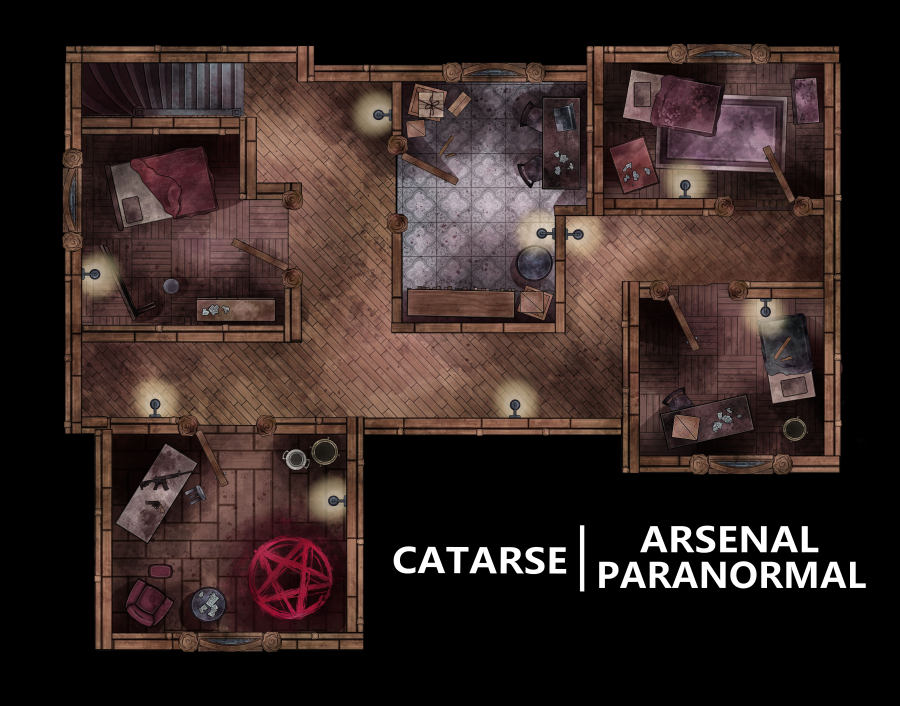 Mapa casa rpg