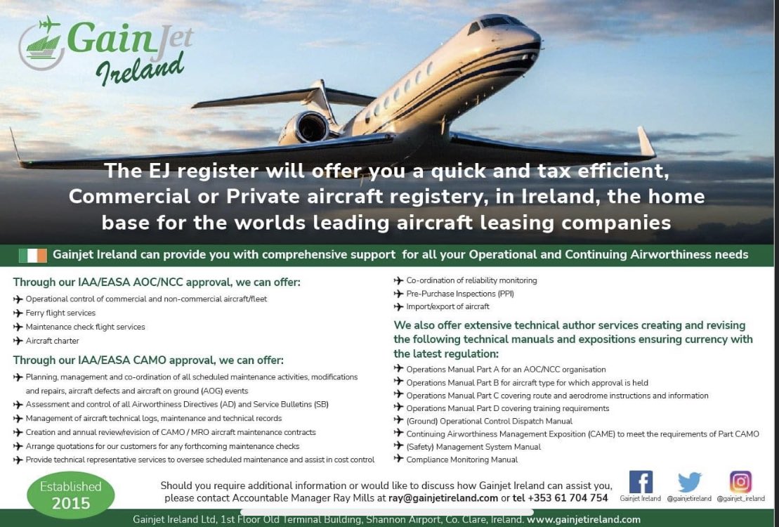 GainjetIreland's tweet image. We do so much more here at Gainjet Ireland.  For all inquiries call us at +353 61 704754 or email us at ops@gainjetireland.com #jetcharter #gainjet #gaintheskies #shannonairport