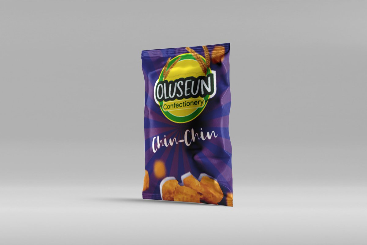Sunnykinson's tweet photo. Packaging Design for Chin-Chin
Redesign package for Oluseun confectionery.
The first frame is the previous design.

#packagingdesign #snacks #designerart https://t.co/0IEmJ63Skd