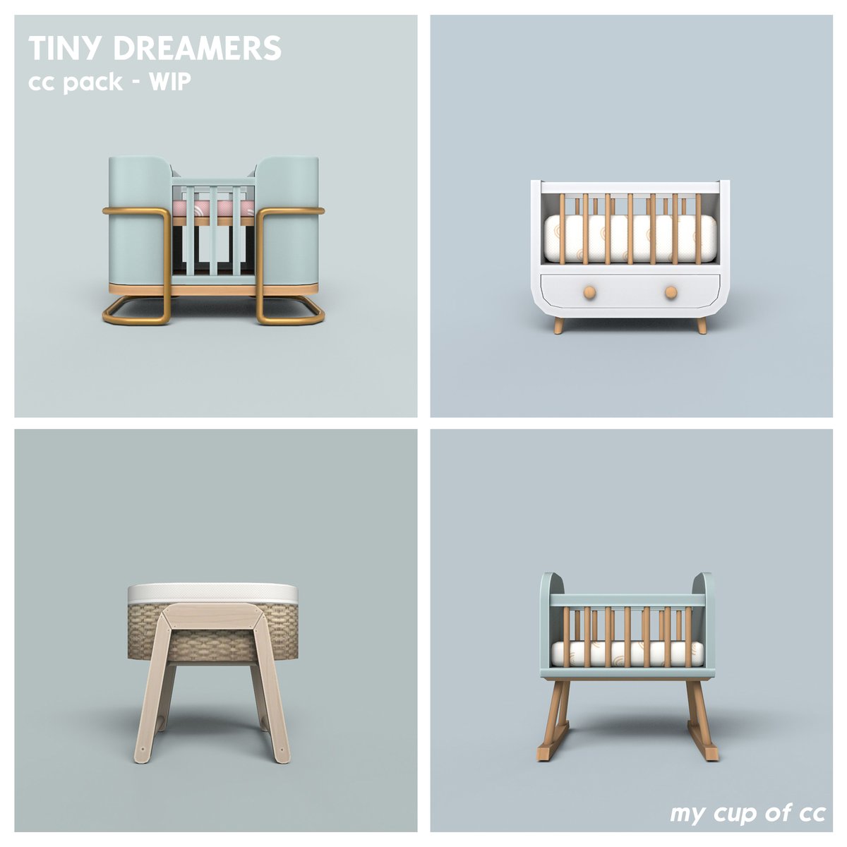 MyCupOfCC1's tweet image. Which one is your favourite? 🙃
Currently working on some more cribs for my next pack!