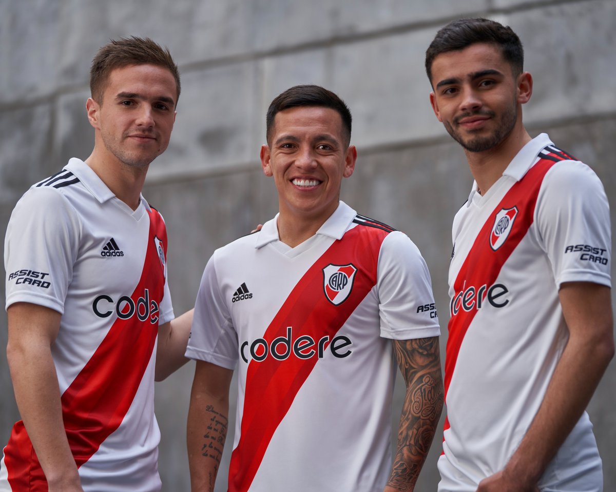 River Plate (@RiverPlate) on Twitter photo 2022-08-12 13:10:30 Nueva camiseta. La Grandeza de ayer, hoy y siempre.
📎 Conseguila hoy con un 20% de descuento para socios y Somos River ➡️ bit.ly/3QkrbDM
#DeRiverDeCorazón ⚪❤️⚪
@adidasAr #adidasFootball #creadoconadidas Nueva camiseta. La Grandeza de ayer, hoy y siempre.
📎 Conseguila hoy con un 20% de descuento para socios y Somos River ➡️ bit.ly/3QkrbDM
#DeRiverDeCorazón ⚪❤️⚪
@adidasAr #adidasFootball #creadoconadidas