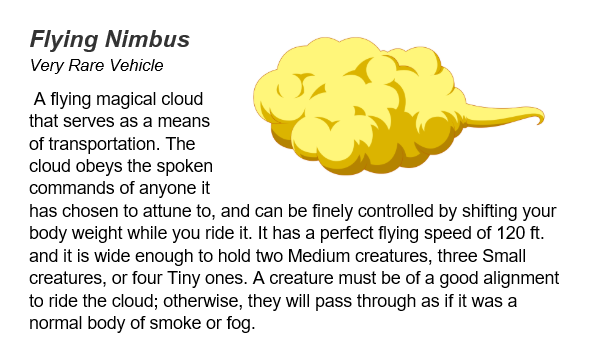DmEducational's tweet photo. Anyone ever wanted to play the #MonkeyKing (or #SunWukong)?
There needs to be a #spell to summon this #FlyingNimbus.
#Homebrew #MagicItem from @ERock_GM.
#MagicCloud
#DnD #TTRPG #DungeonsandDragons
https://t.co/rSQlxGCEVw https://t.co/pAA4tISYjz