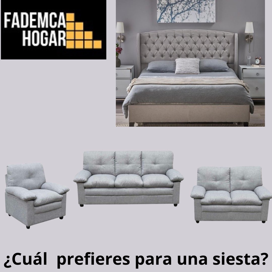 fademcahogar's tweet image. A él no le gusta la cama para tomar la siesta porque se pasa de tiempo, prefiere un sofá bien mullido y confortable…
¿Tu, cuál prefieres?  ❤️😉

12 meses de garantía real.  Dale ♥️y comparte 👍
bit.ly/fdmhogar
#sofadiseño  #loquiereslotienes #tusofa