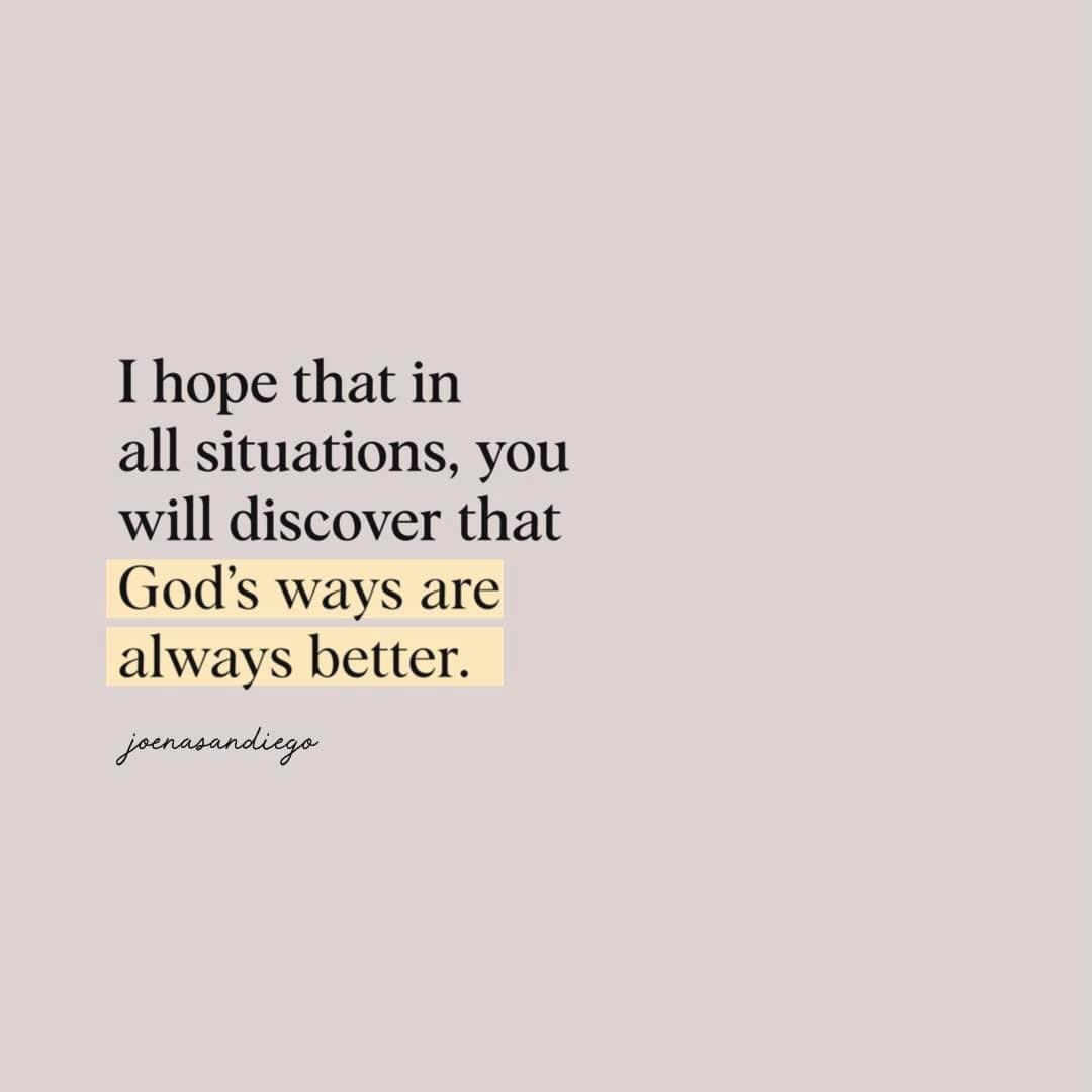 “God, you’re right. Its all worth it in the end.”