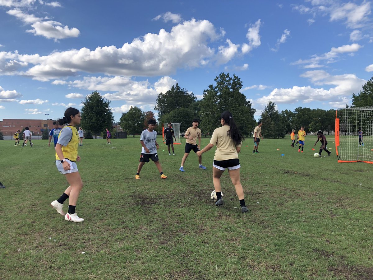 TyGuyTyGuyTy's tweet photo. An exciting week &amp; new season for @DCFCCity kicks off this weekend at the @DCFCWest Youth Match day!Preseason camp was something special to witness. SO MANY new faces! These players came to have fun, compete, &amp; make new friends. Great start to the season! Excited for the weekend! https://t.co/8tHQS2UT1m