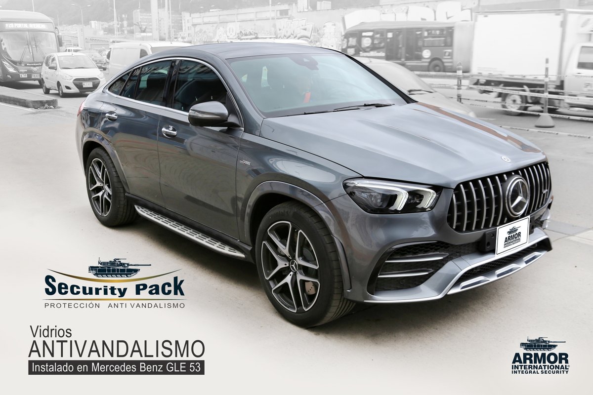 Armor_Int's tweet photo. Vidrios Antivandalismo Securitypack para su vehículo favorito.
Sistema de vidrios instalados en Mercedes Benz GLE53 | 2022. 
#antirrobo #mercedesbenz #gle53 #securitypack #blindado https://t.co/jmtM11IsZ6