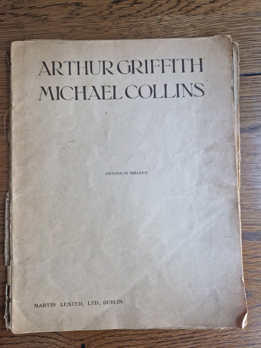 hoopyste's tweet image. On Arthur Griffith's anniversary, thought I'd share this ~100 year old book that my granny gave me a few years ago. The cover has fallen off unfortunately. I've only found a very small amount of information about it online but some very interesting reading inside #IrishHistory