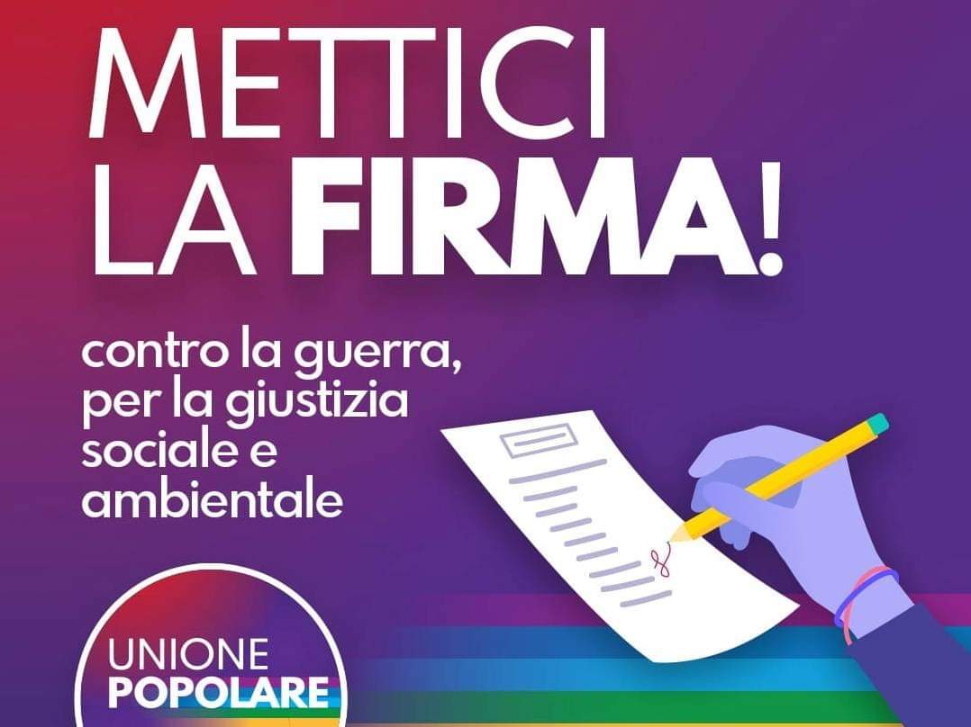 🔴🔴Per coloro che hanno solo obblighi e nessun diritto...
✍️✍️FIRMA LA LISTA DI UNIONE PPOLARE!✍️✍️

Qui troverai tutte le info per firmare
⬇️⬇️⬇️⬇️⬇️⬇️⬇️⬇️⬇️⬇️⬇️⬇️
unionepopolare.blog/unione-popolar…

#UnionePopolare
#firma 
#diritti