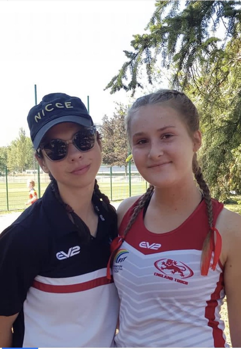 Here are 2 of our amazing bredon star ladies who are representing England at the Junior Touch Championships this week in France! With international tries already under their belt, they’re in for a cracking week 🏉 #driveonstar #bredonstar