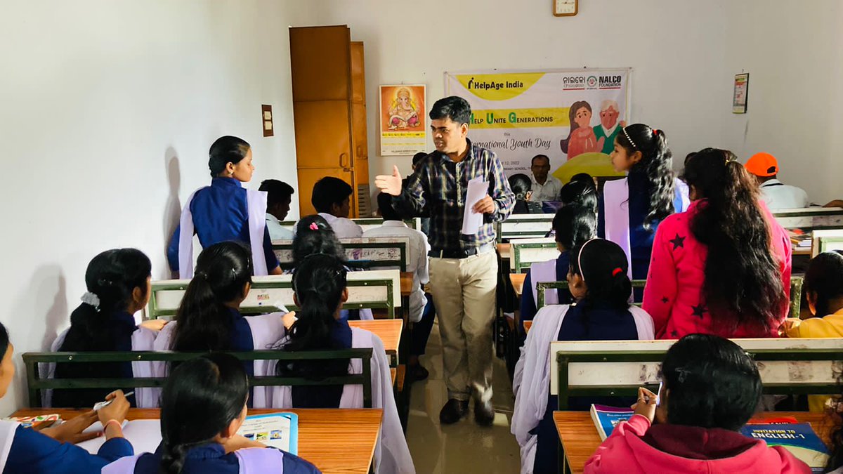 .<a href="/NalcoFoundation/">NALCO Foundation,Connecting Community</a> celebrated #InternationalYouthDay in partnership with <a href="/Helpageindia/">HelpAge India</a> at Thuria SSD college in Pottangi, Odisha on the theme "Intergenerational Solidarity: Creating a world for all Ages", to generate awareness among young minds. <a href="/JoshiPralhad/">Pralhad Joshi</a> <a href="/MinesMinIndia/">Ministry of Mines</a>