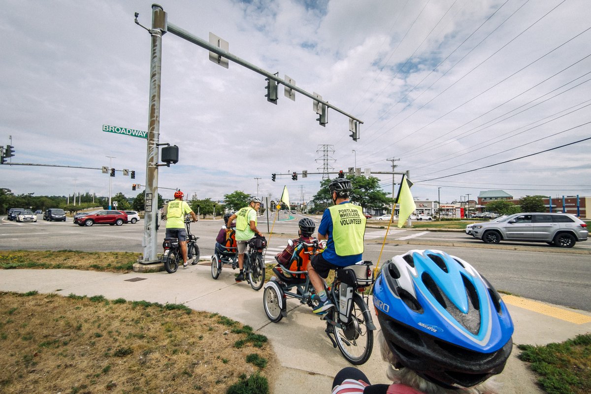 Just waiting around until it's time for bike party. 7pm tonight at Thomas Knight Park. portlandbikeparty.com