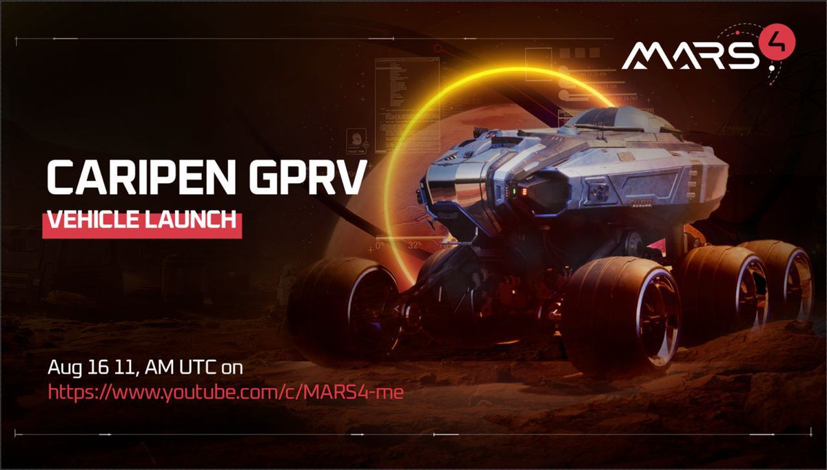 #Mars4 GameDev AMA is rescheduled to the next week but what you'll get is priceless!

Nick and Andrew will be live right before the vehicle launch! 🔥 This is a must-attend AMA!

⏰ 16 AUG,  11 AM UTC
📍 4mars.me/3QnbH1E

See you there!