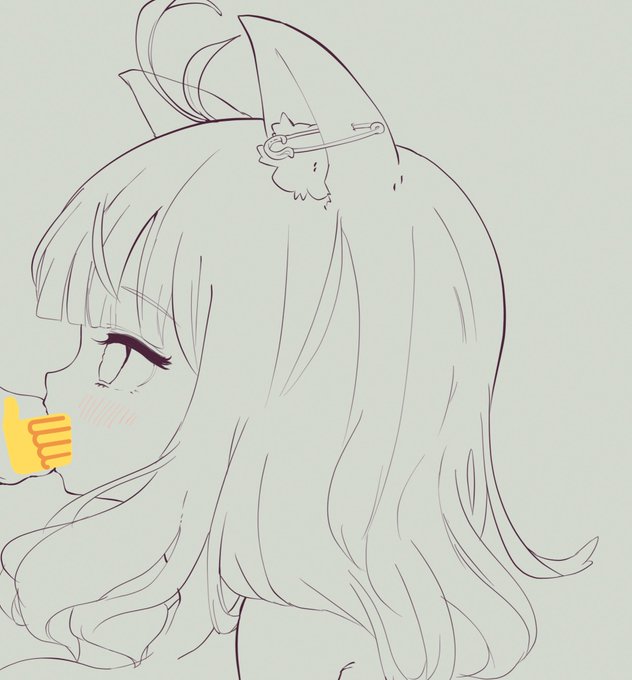 線画が上達しています(当社比) 