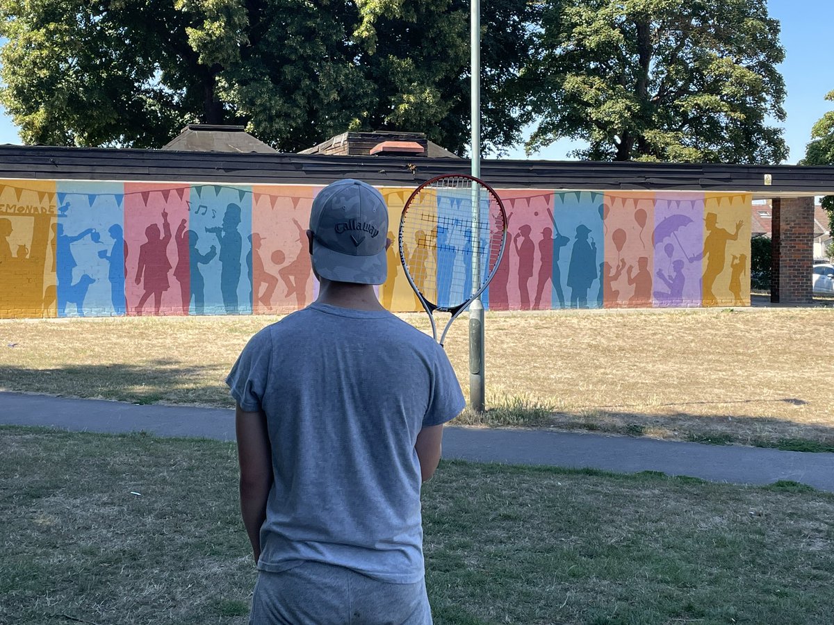 Tennis and springboard were popular at Rainham Rec this afternoon <a href="/Medway_Youth/">Medway Youth Service</a>