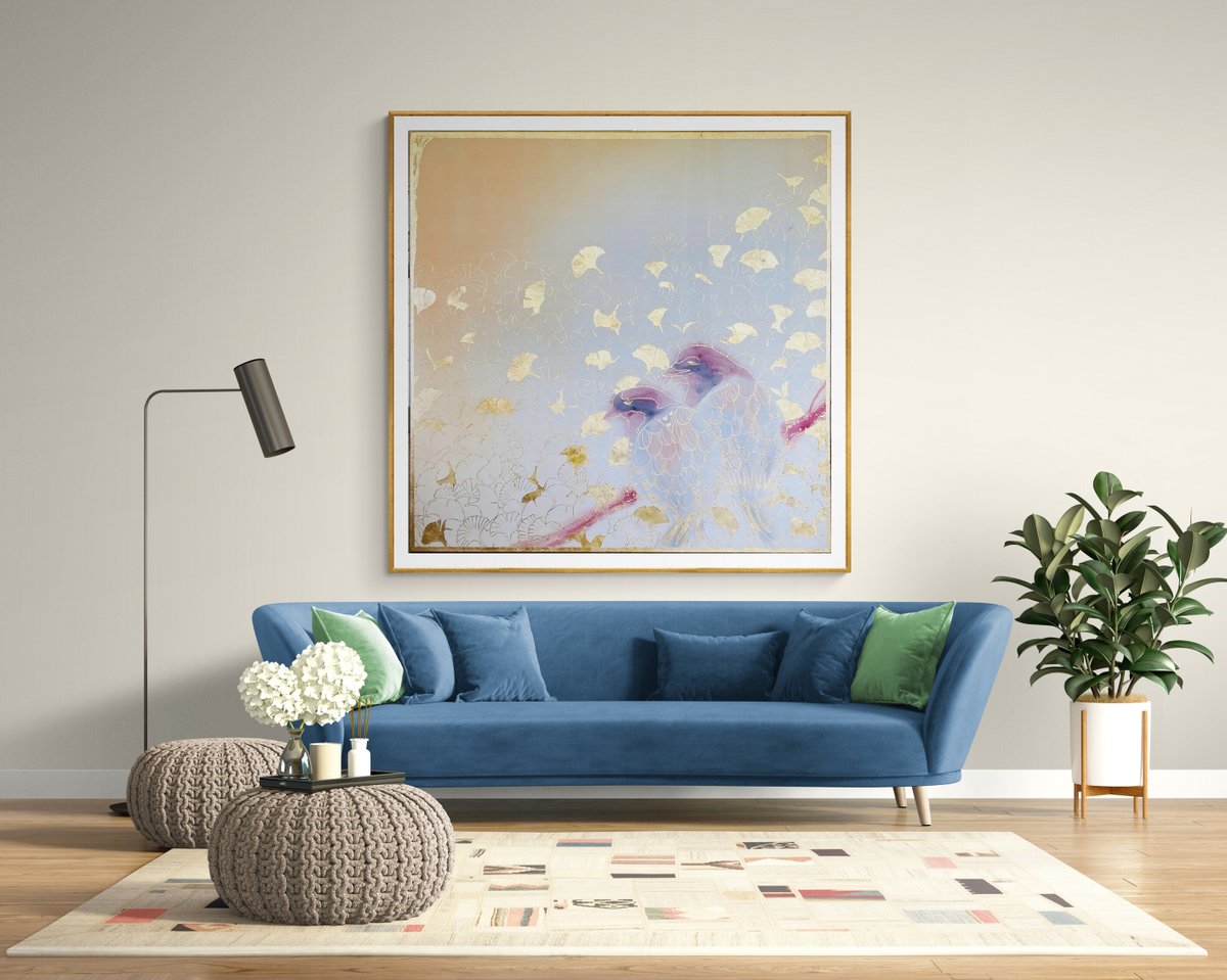 littleredlionb's tweet photo. One of my paintings called “Us together, Forever” 150cm x 150cm was sold last week. 🎊🍾

I painted this just before getting married and dedicated it to my then fiancé @gregbeazley 

The painting will be gifted to a customer’s fiancé. How perfect 🥰❤️🙏🏻

It really made my day. https://t.co/HHpg1aBiHb